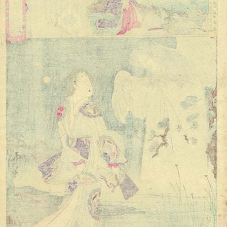 揚州周延「東錦昼夜競 伊賀の局」明治19年（1886）【浮世絵】