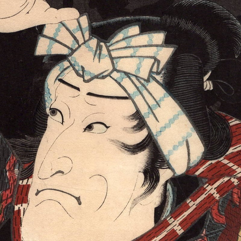 歌川芳艶 「江戸花夜の賑 四」万延一年(1860)【浮世絵】 | 浮世絵販売