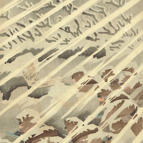 小林清親「田庄台攻撃占領之圖」明治28年（1895）【浮世絵】
