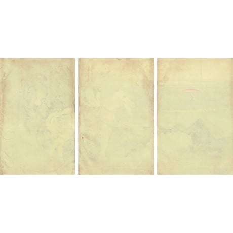 田口 米作「草河口付近 満州騎兵異相」明治28年（1895）