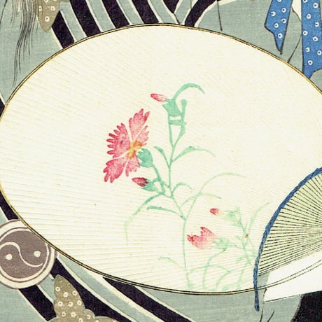 揚州周延「真美人 一」明治20年（1887）【浮世絵】