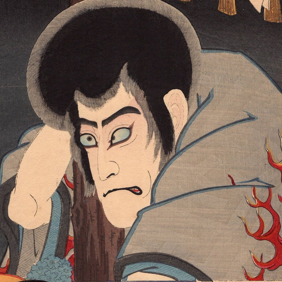 鳥居忠清/鳥居清貞「歌舞伎十八番鳴神」明治29年（1829）【浮世絵