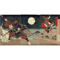 浮世絵版画、見立絵手本（官相丞坂東彦三郎)豊原国周画、慶応元年出版 fit=scale-down,w=1200