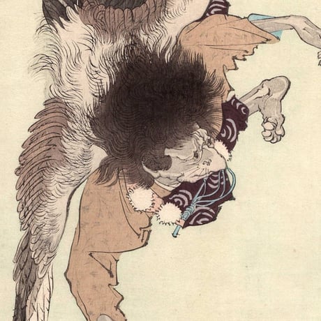 右田年英（悟斎）「名誉十八番　百物語」明治31年【浮世絵】