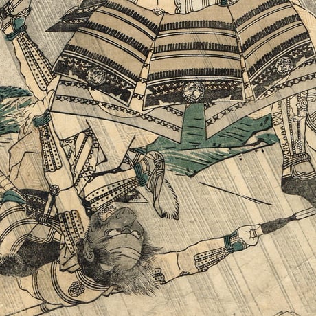 喜多川秀麿「宮本武蔵/烏天狗」江戸時代【浮世絵】