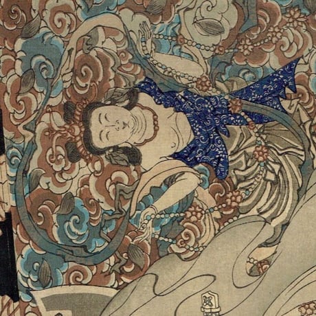 月岡芳年 「偐紫田舎源氏」 明治15年（1882）【浮世絵】