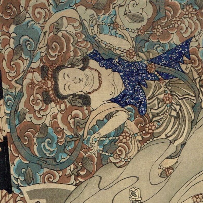 月岡芳年 「偐紫田舎源氏」 明治15年(1882)【浮世絵 月岡芳年 「偐紫田舎源氏」 明治15年(1882)【浮世絵