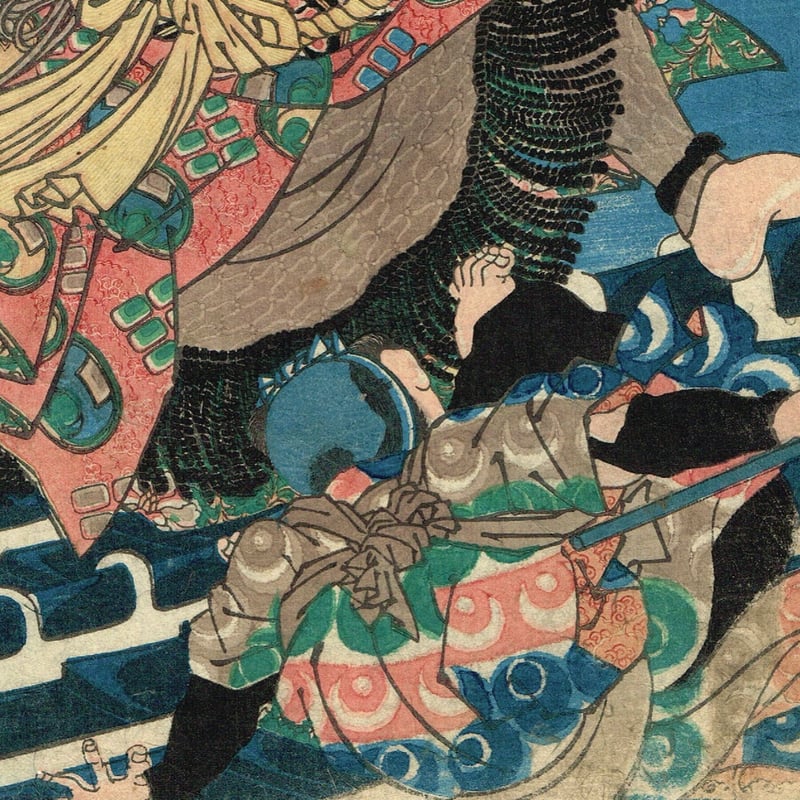 歌川国芳「曲亭翁精著八犬士随一 犬飼現八」天保8年【浮世絵 歌川国芳「曲亭翁精著八犬士随一 犬飼現八」天保8年【浮世絵