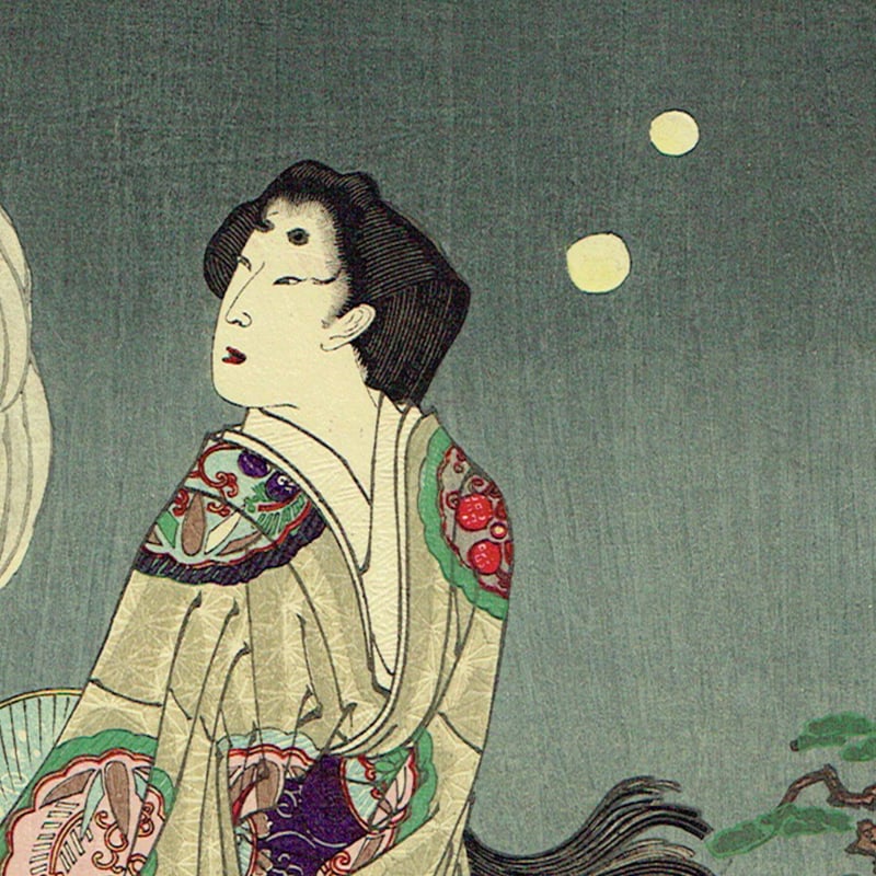揚州周延「東錦昼夜競 伊賀の局」明治19年(1886)【浮世絵 揚州周延「東錦昼夜競 伊賀の局」明治19年(1886)【浮世絵