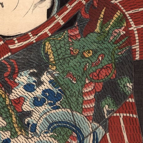 歌川芳艶 「江戸花夜の賑 四」万延一年(1860)【浮世絵】