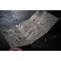 オリジナル 三枚折 タトウ 「草双紙内張 相撲 他」2401-b