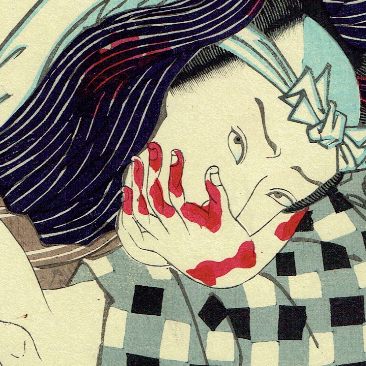 安達吟光 「古手屋八郎兵衛 中村時蔵」 明治9年(1876)【浮世絵 安達吟光 「古手屋八郎兵衛 中村時蔵」 明治9年(1876)【浮世絵