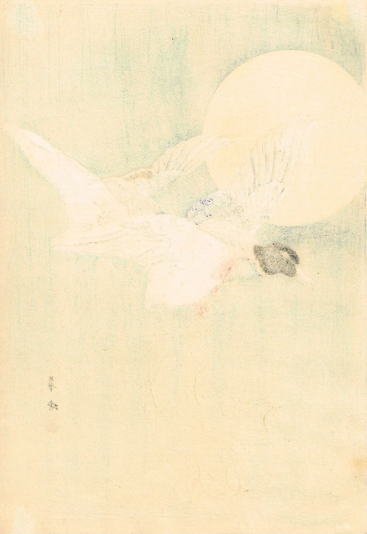 真作】森田華香/山水図/田家の朝/横物/大幅/掛軸/名家伝来/AD-385 真作