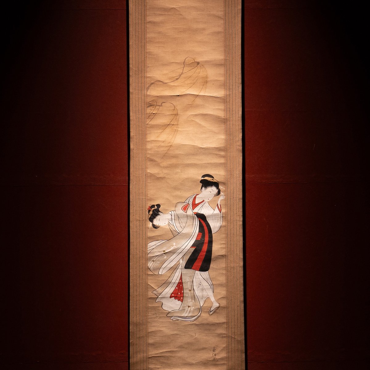 掛軸】益信 作 「美人図」肉筆 | 浮世絵販売・買取「竹井事務所 掛軸】益信 作 「美人図」肉筆 | 浮世絵販売・買取「竹井事務所