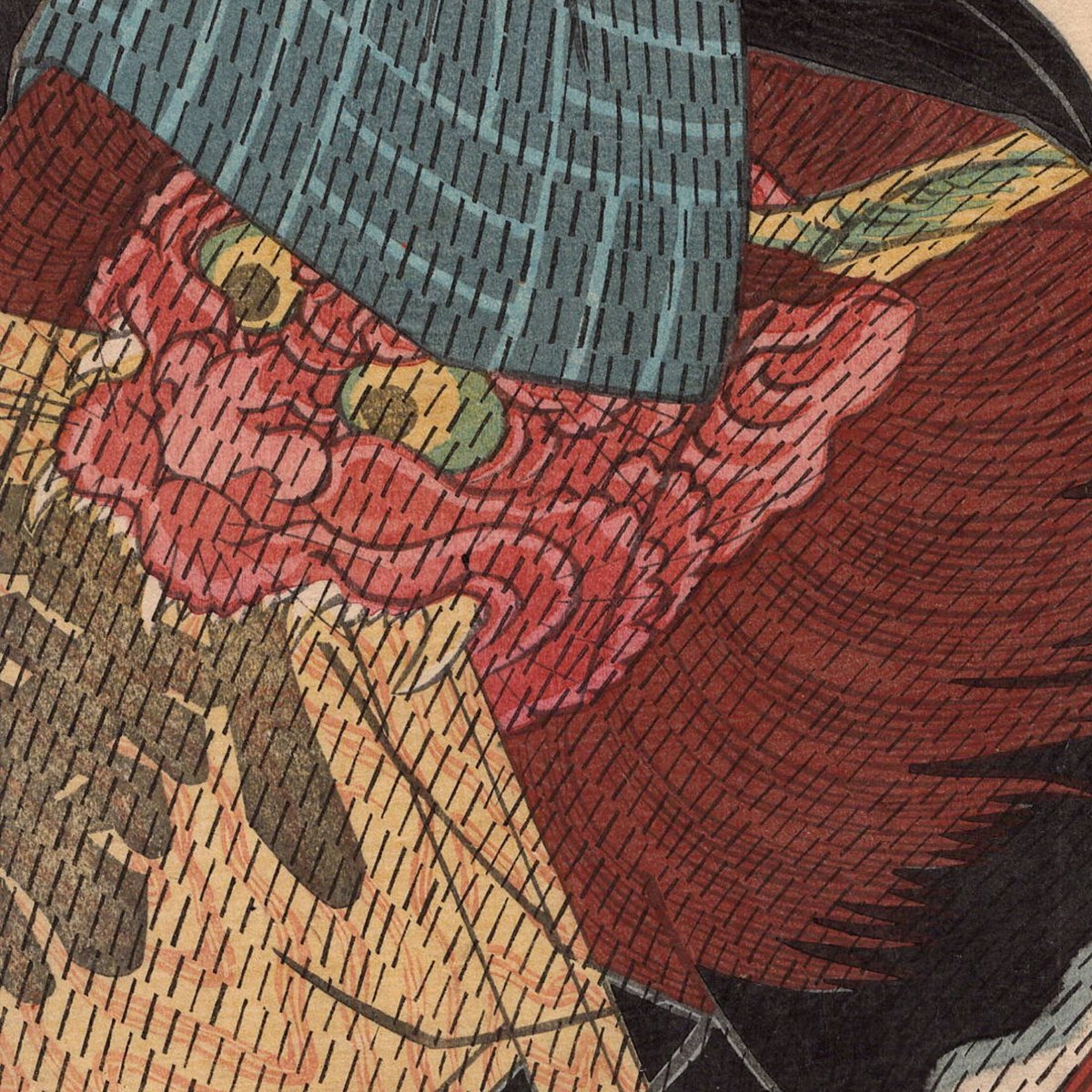 歌川芳艶 「江戸花夜の賑 六」万延一年(1860)【浮世絵】 | 浮世絵販売