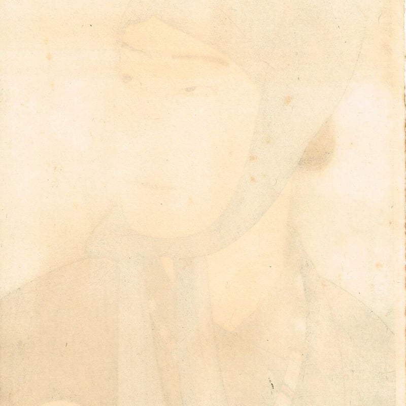 吉川観方「成駒屋の紙治 河庄の場 佐藤章太郎版」大正14年(1925 吉川観方「成駒屋の紙治 河庄の場 佐藤章太郎版」大正14年(1925