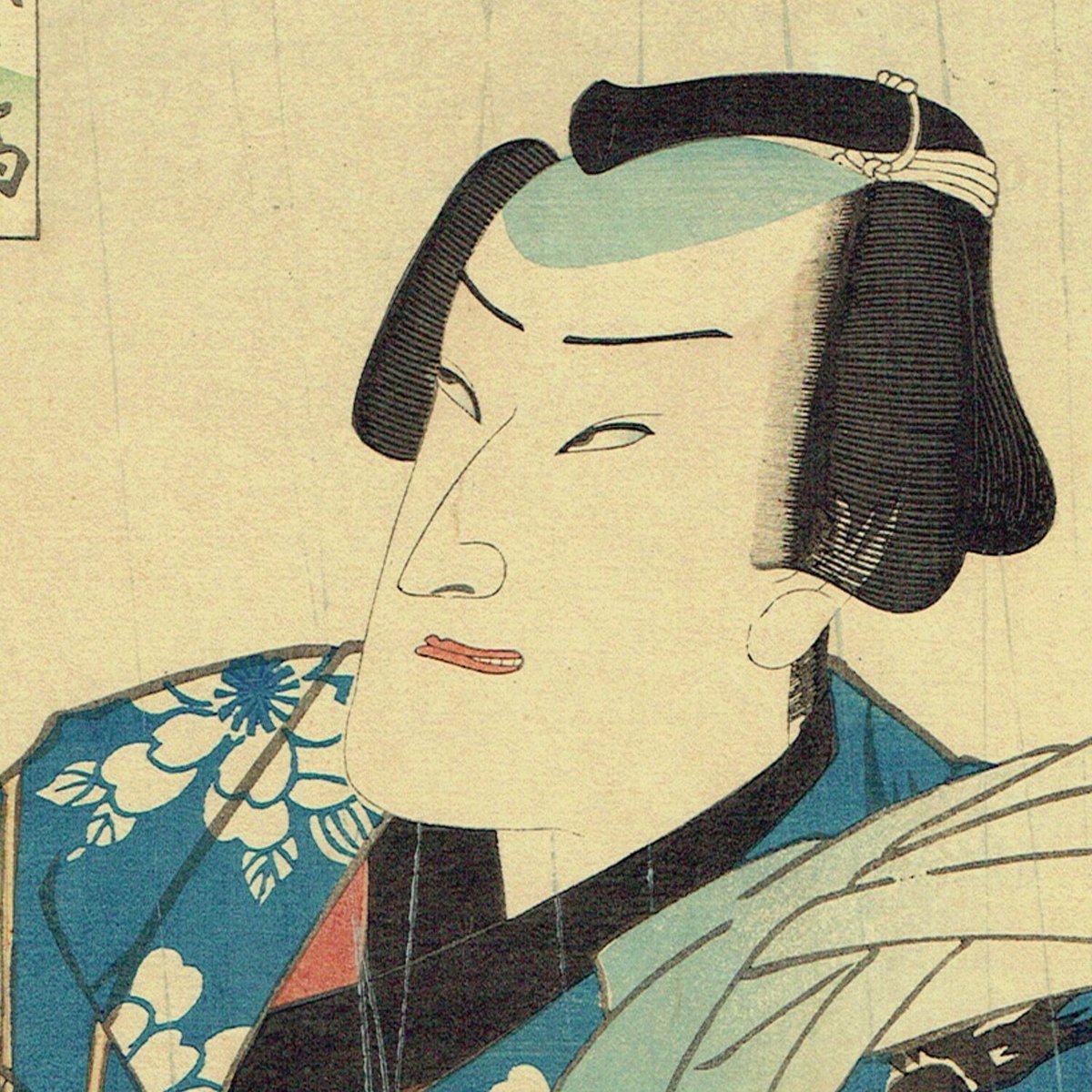 浮世絵版画、なぞ合三十六句豊原国周画、慶応3年出版（1867) 豊原国周「壁のむだ書いろいろ」慶応3【浮世絵】 浮世絵販売・買取 | 版画