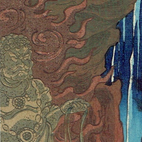 月岡芳年「東錦浮世講談 桃川燕山 箱王丸」慶応3年（1867）【浮世絵】