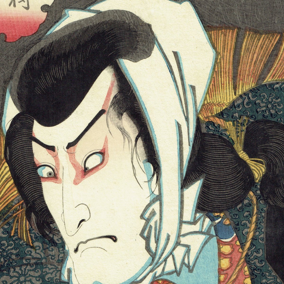 国貞二代 「八犬伝犬の草紙之内 金鞠八郎」嘉永5年（1852）【浮世絵