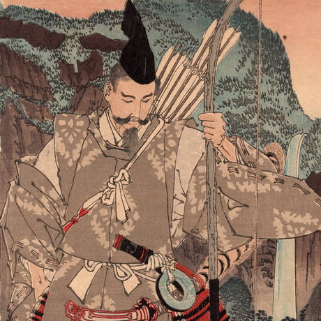 月岡芳年「芳年武者无類 源頼光 阪田公時」明治19年（1886）【浮世絵】