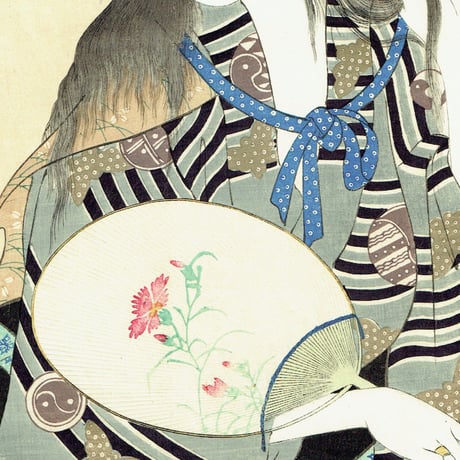 揚州周延「真美人 一」明治20年（1887）【浮世絵】