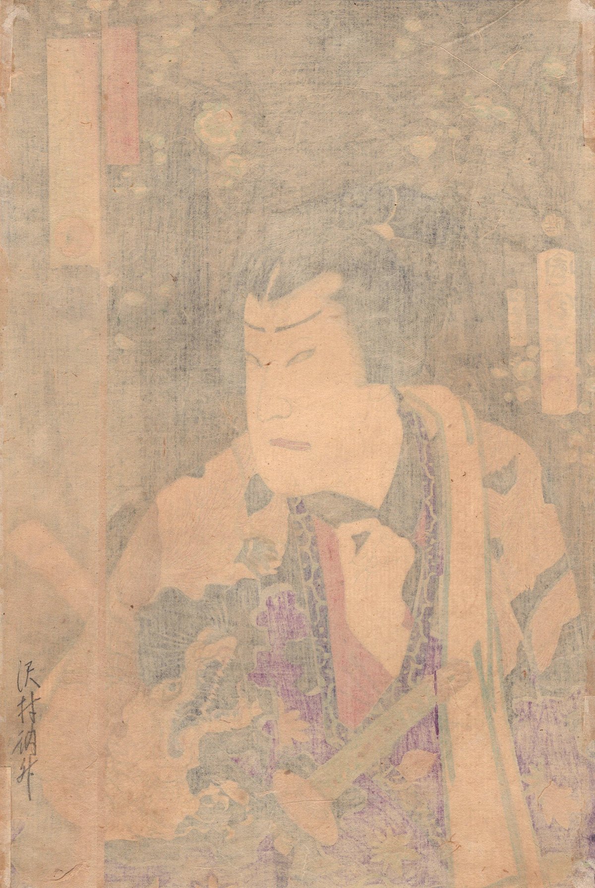 豊原国周「勇白波五色達染 黄」明治3年【浮世絵】 | 浮世絵販売・買取