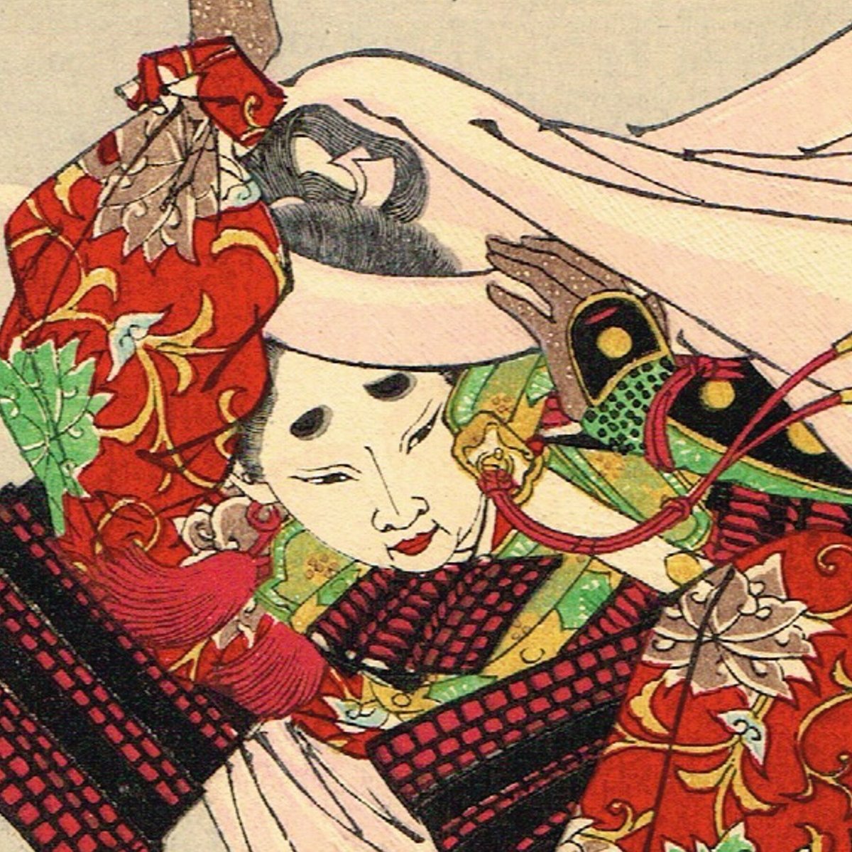 月百姿　五条橋の月　義経　牛若丸　浮世絵　月岡芳年 60．月百姿 五條橋の月: 浮世絵に聞く！