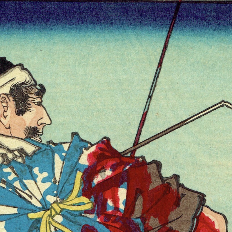 月岡芳年「芳年武者无類 畠山庄司重忠」明治16年（1883）【浮世絵