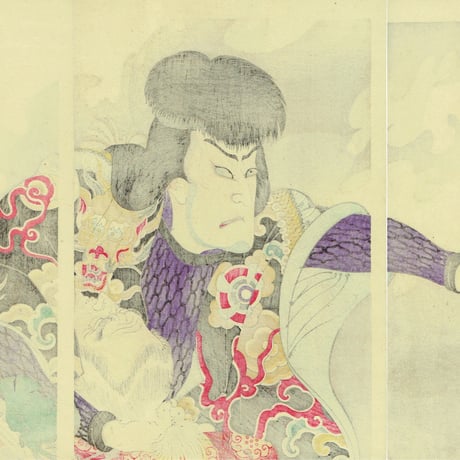 右田年英「音聞天竺徳兵衛」明治34年（1901）【浮世絵】