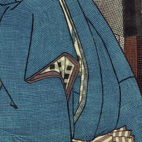 豊国三代「きられ与三 こうもり安」万延元年【浮世絵】