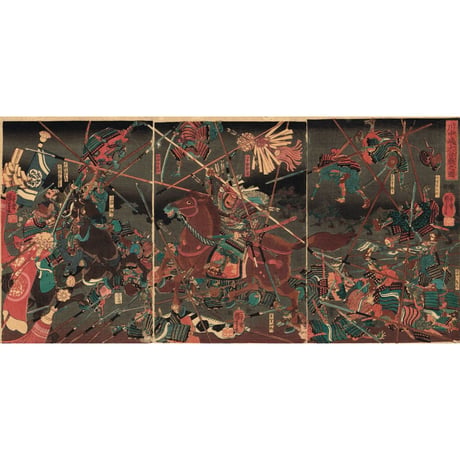 歌川国芳「川中島大合戦之図」嘉永4年頃【浮世絵】