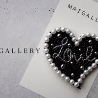 LOVE♡broach BLACK 単品