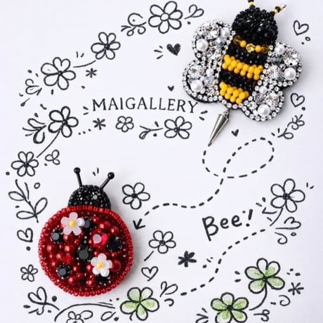 🐝 Lucky Bee　brooch