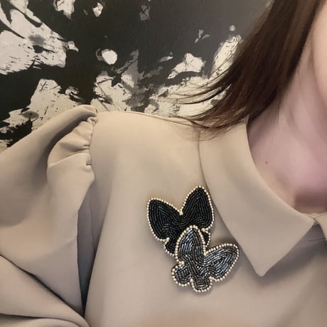 🆕butterflyブローチ