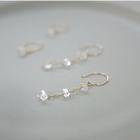 3Herkimer Diamond  *pierce / earring