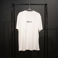筆記体ロゴTシャツ ホワイト【送料込】