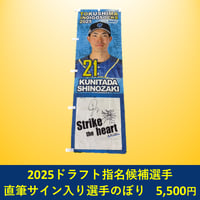 【数量限定】2025NPBドラフト候補選手 サイン入りのぼり【送料込み】