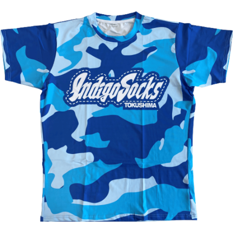 2022選手着用迷彩Tシャツ 青【送料込】 | 徳島インディゴソックス