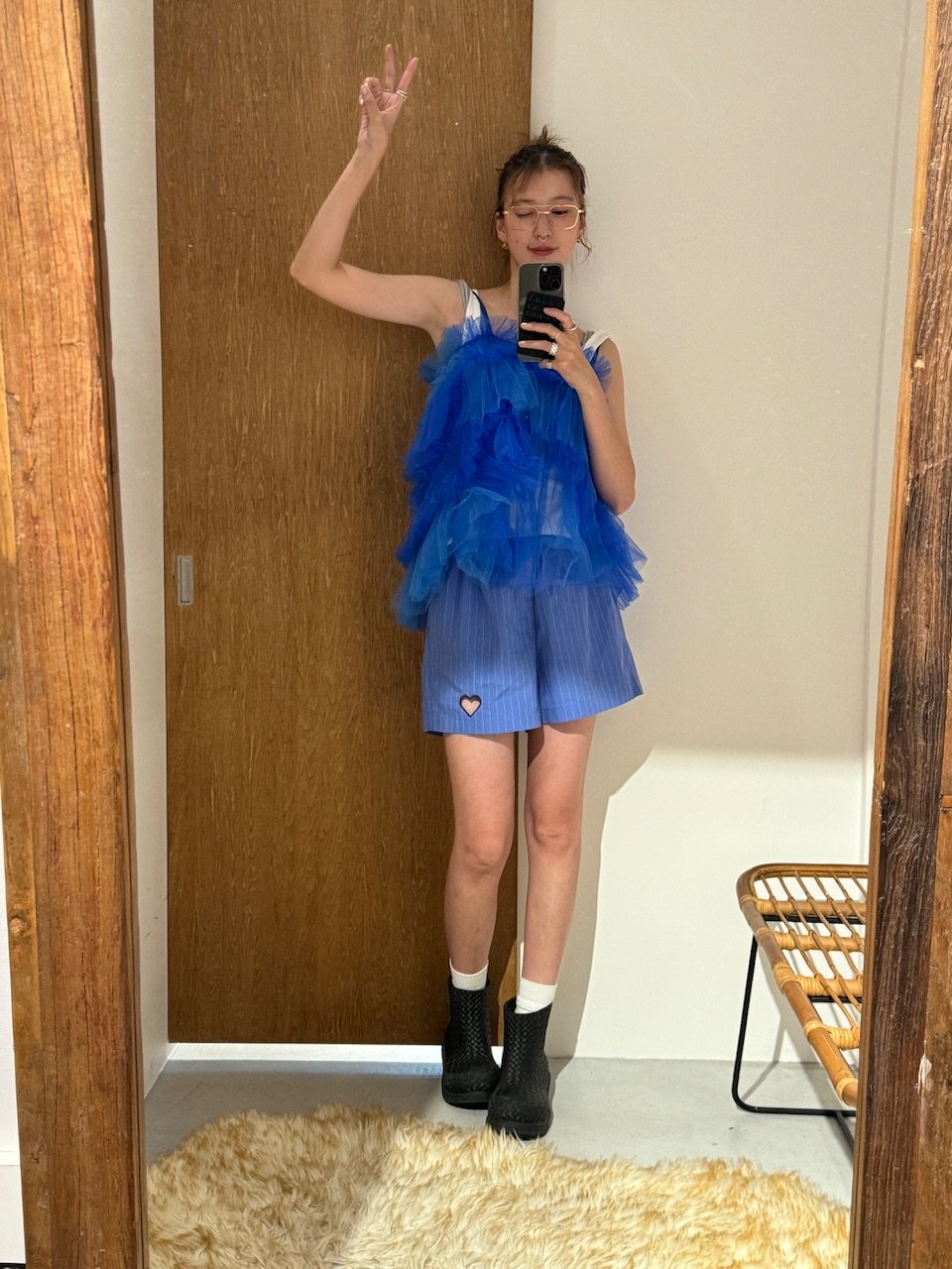 VIVIANO / Tulle cami top | JURK