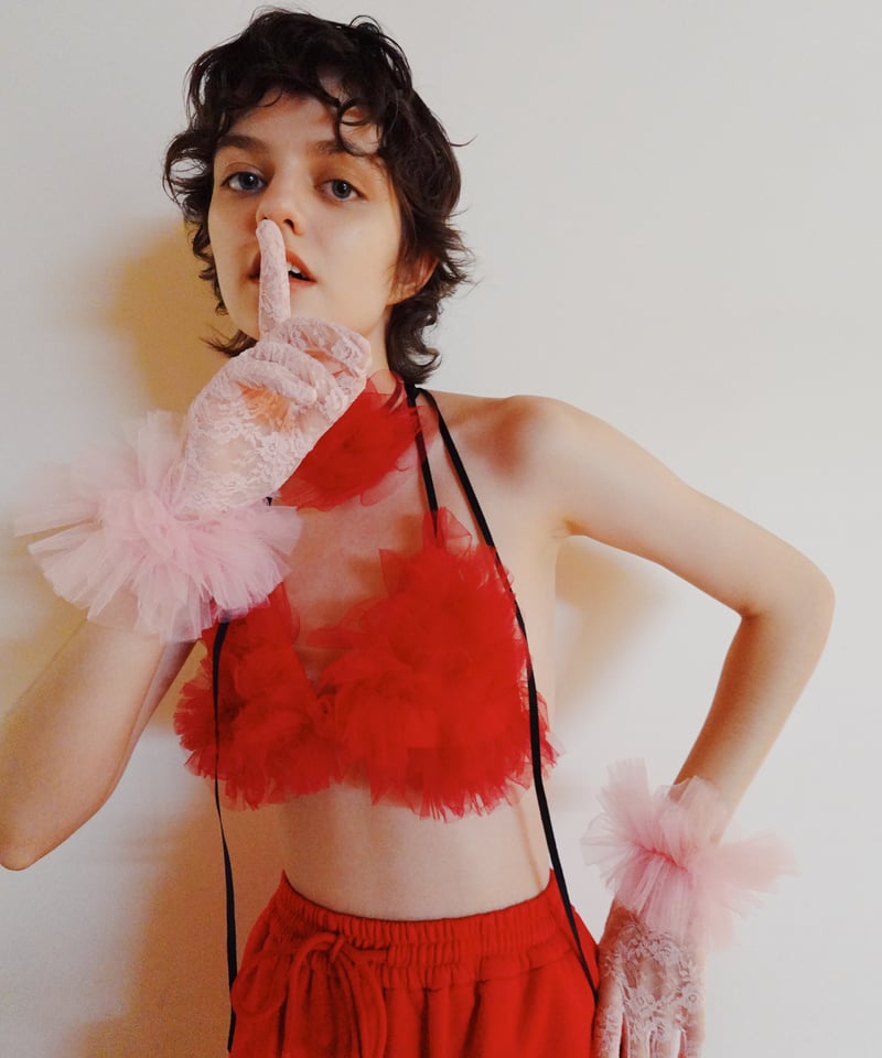 VIVIANO jurk チュール キャミ VIVIANO × JURK / Tulle Cami Top | JURK shop tokyo