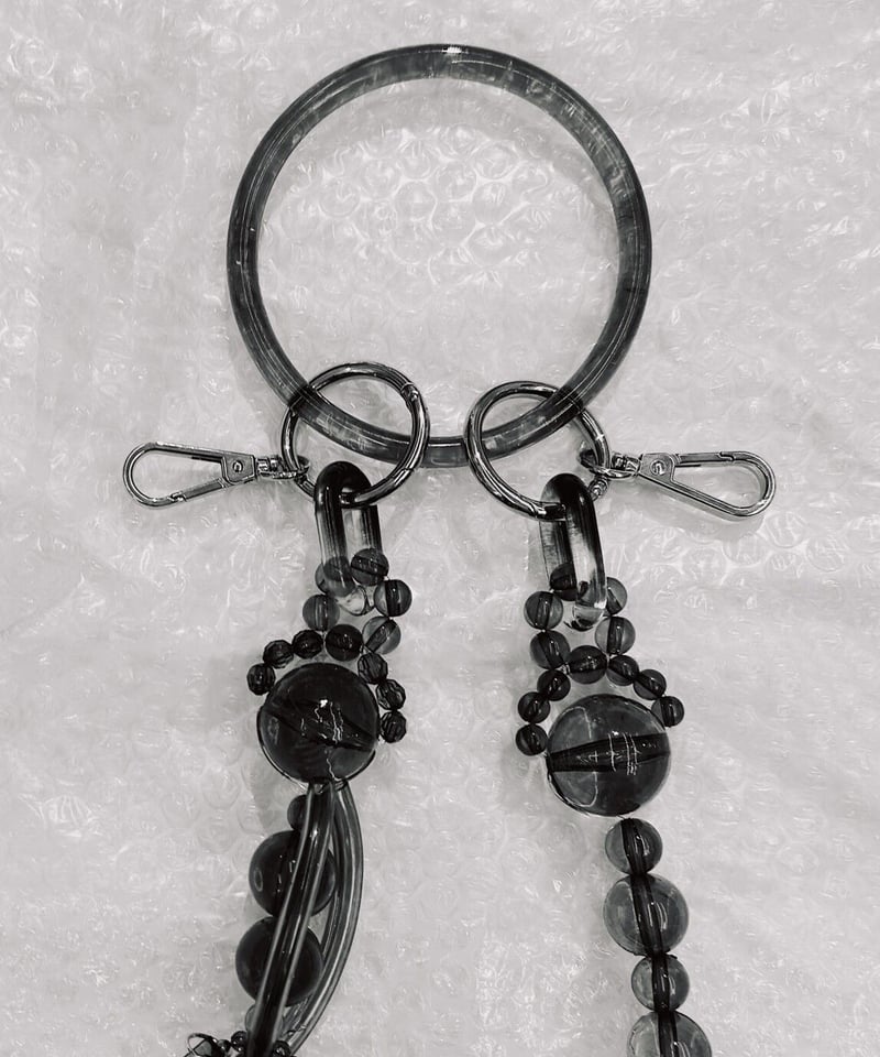 受注生産】Satoko Oishi / strap (clear black) | JURK 受注生産】Satoko Oishi / strap (clear black) | JURK