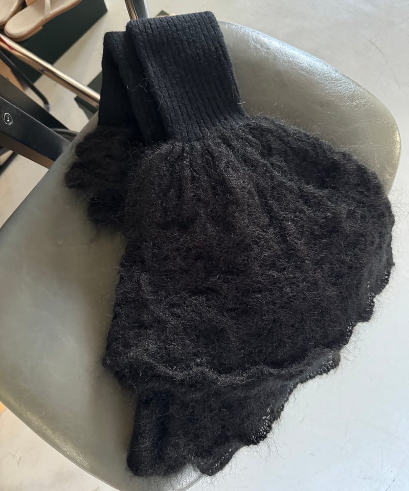 値下げ！！fumie tanaka フミエタナカ　2024AW アームカバー FUMIE=TANAKA / knit arm warmer | JURK