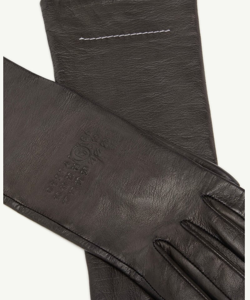 MM6 Maison Margiela / medium leather gloves | JURK