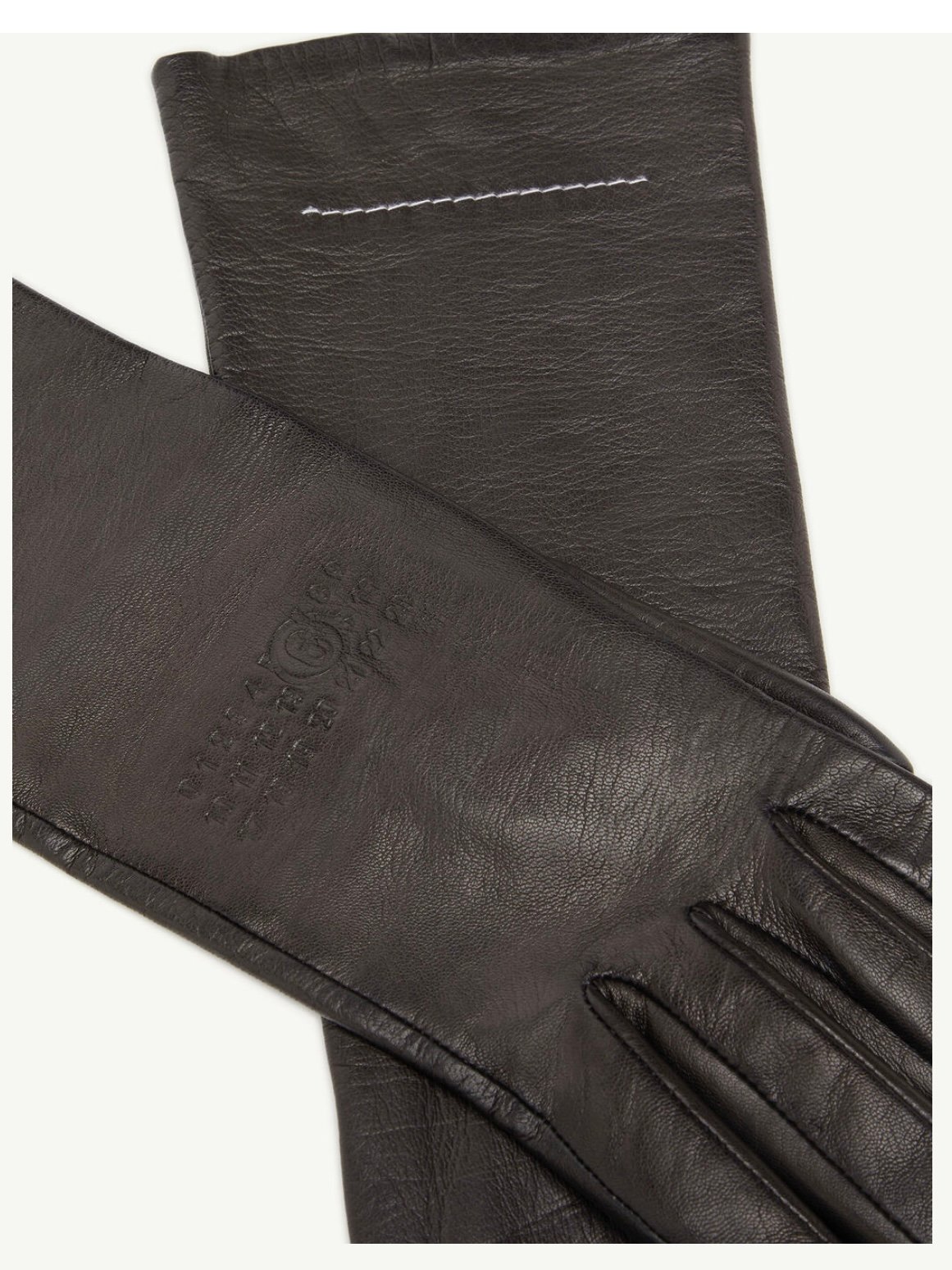 MM6 Maison Margiela / medium leather gloves | JURK