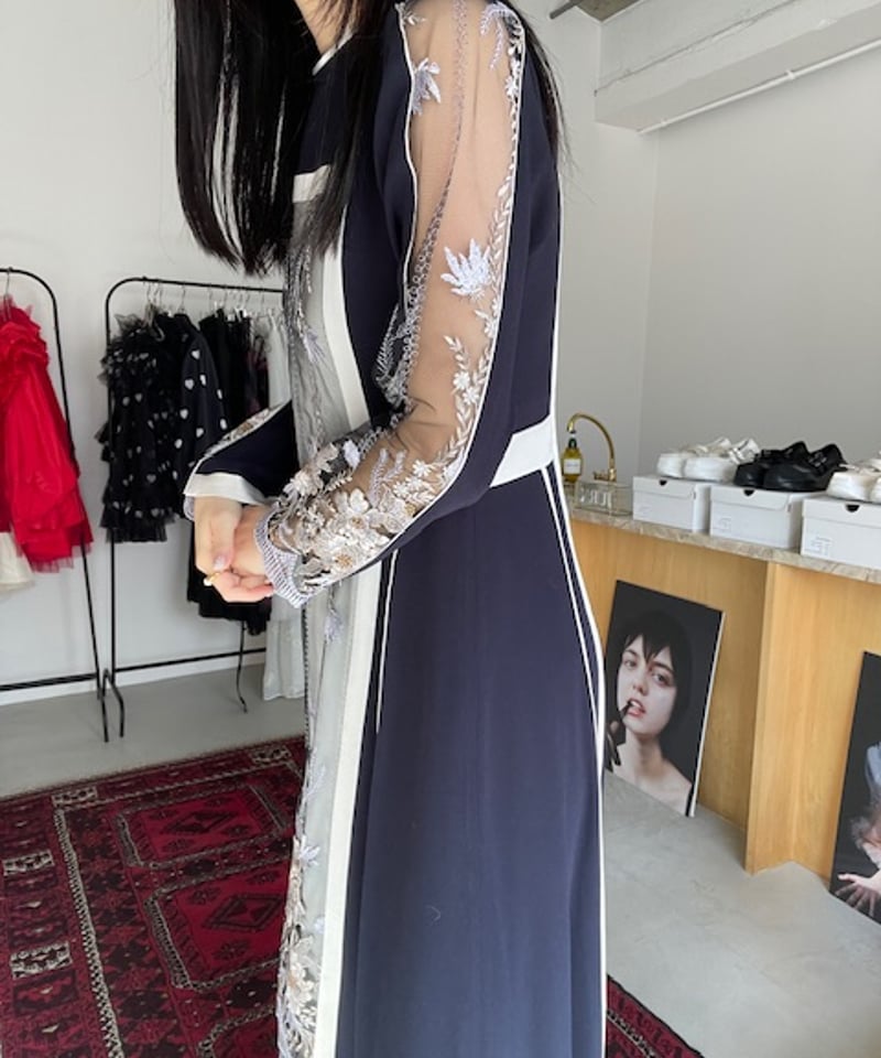 ほぼ新品 25SS MURRAL Seem flower lace dress MURRAL / Seem flower lace dress | JURK shop tokyo