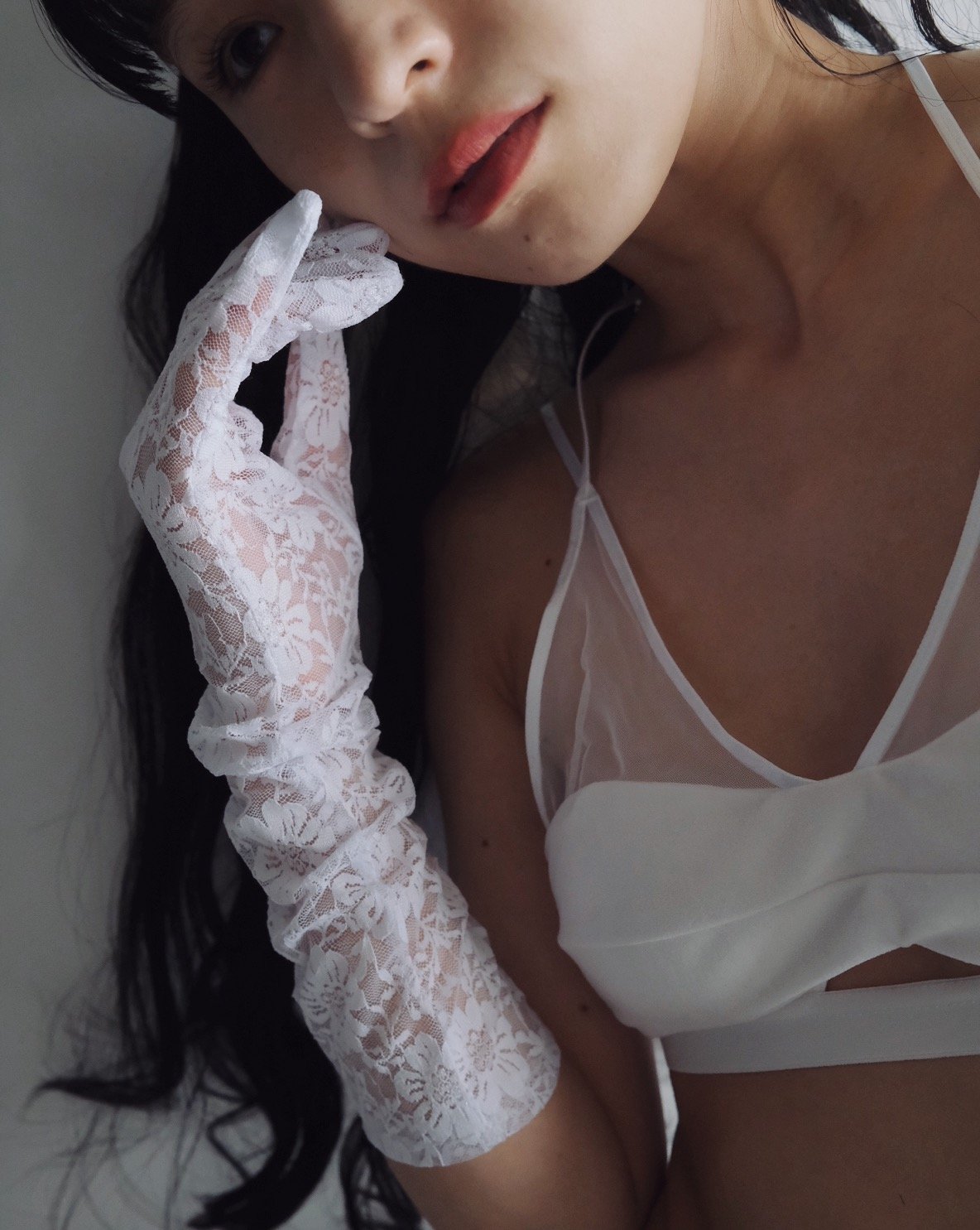 下着・アンダーウェア SHEER PANELED VELVET BRALETTE FETICO × JURK / SHEER PANELED VELVET BRALETTE |