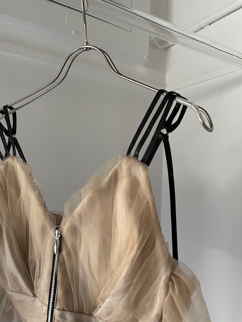 MURRAL ミューラル Flutter tulle bustier Flutter tulle bustier (Black)
