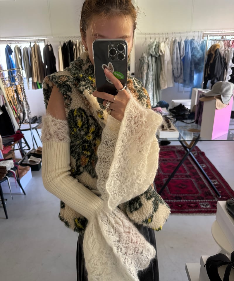 FUMIE=TANAKA / knit arm warmer | JURK