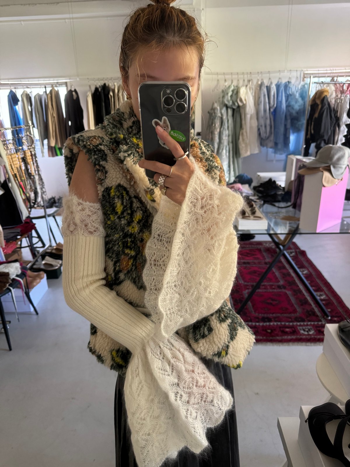 FUMIE=TANAKA / knit arm warmer | JURK