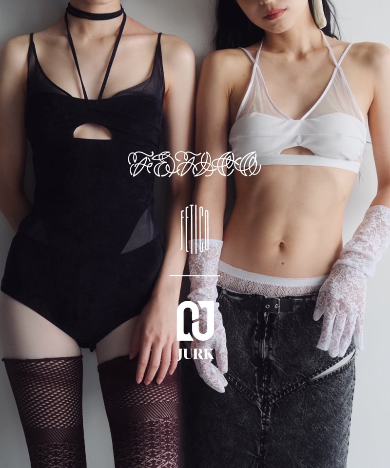 FETICO × JURK / SHEER PANELED VELVET BRALETTE | FETICO × JURK / SHEER PANELED VELVET BRALETTE |
